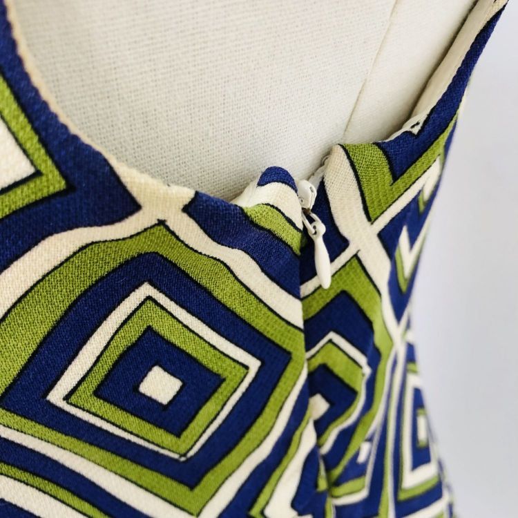 Prada Prada Geometric Print Embellished Midi Dress Size 40 Size S / US 4 / IT 40 - 8 Thumbnail