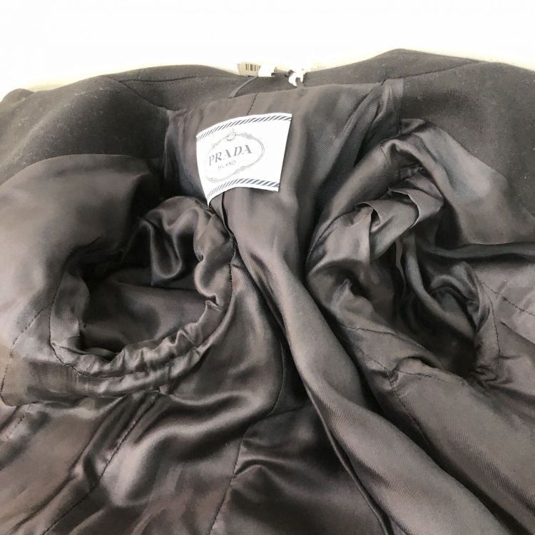 Prada Prada Wool Blend Double Breasted Coat Size 42 Size M / US 6-8 / IT 42-44 - 12 Thumbnail