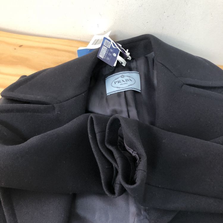 Prada Prada Wool Blend Double Breasted Coat Size 42 Size M / US 6-8 / IT 42-44 - 13 Thumbnail