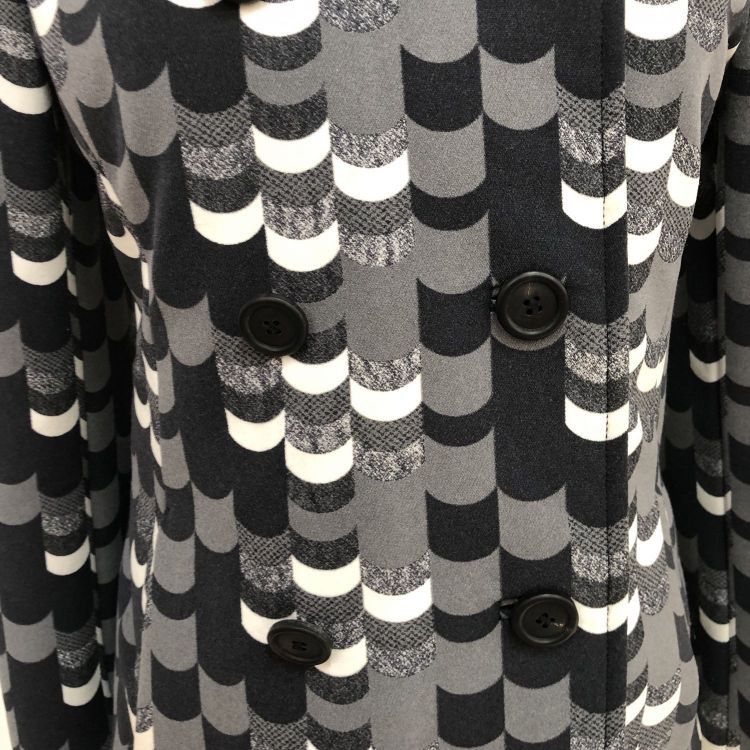 Prada Prada Patterned Fur Collar Coat Size 40 Size S / US 4 / IT 40 - 6 Thumbnail