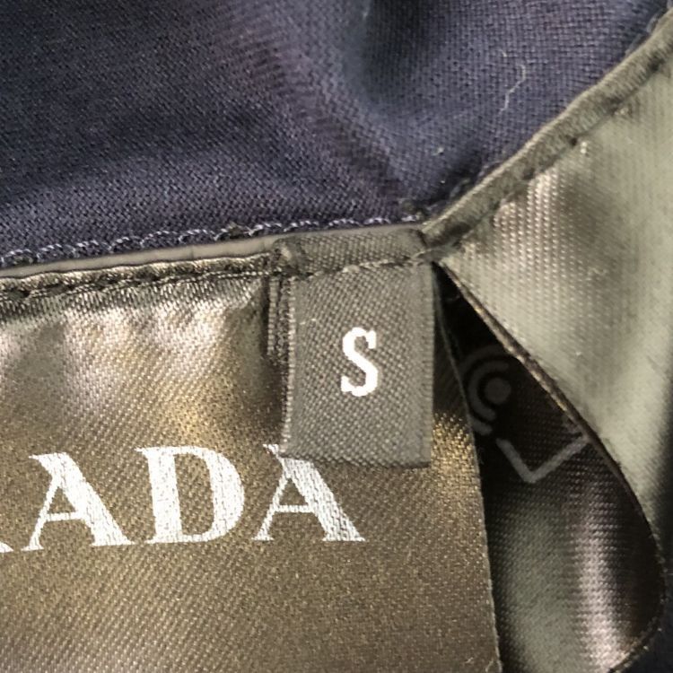 Prada Prada Long Sleeve Polo Shirt Navy Size S Size US S / EU 44-46 / 1 - 4 Thumbnail