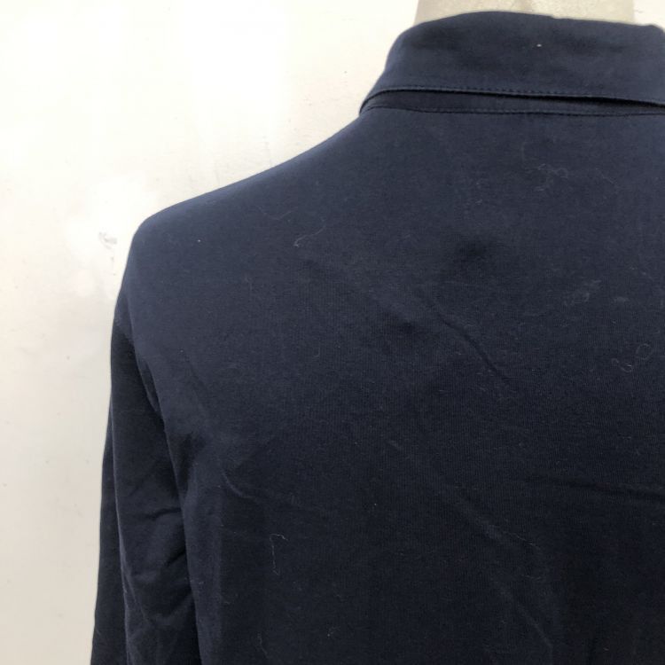 Prada Prada Long Sleeve Polo Shirt Navy Size S Size US S / EU 44-46 / 1 - 11 Thumbnail