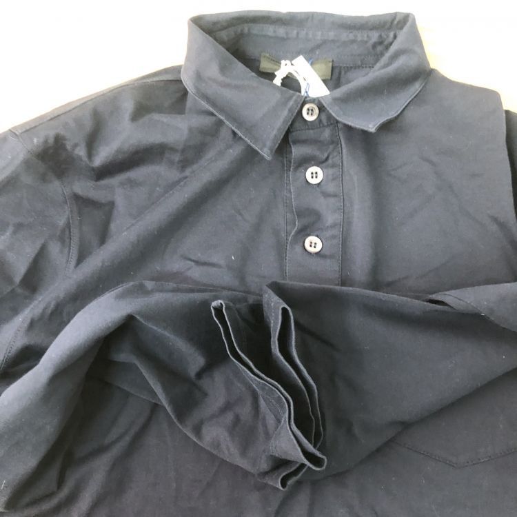 Prada Prada Long Sleeve Polo Shirt Navy Size S Size US S / EU 44-46 / 1 - 12 Thumbnail