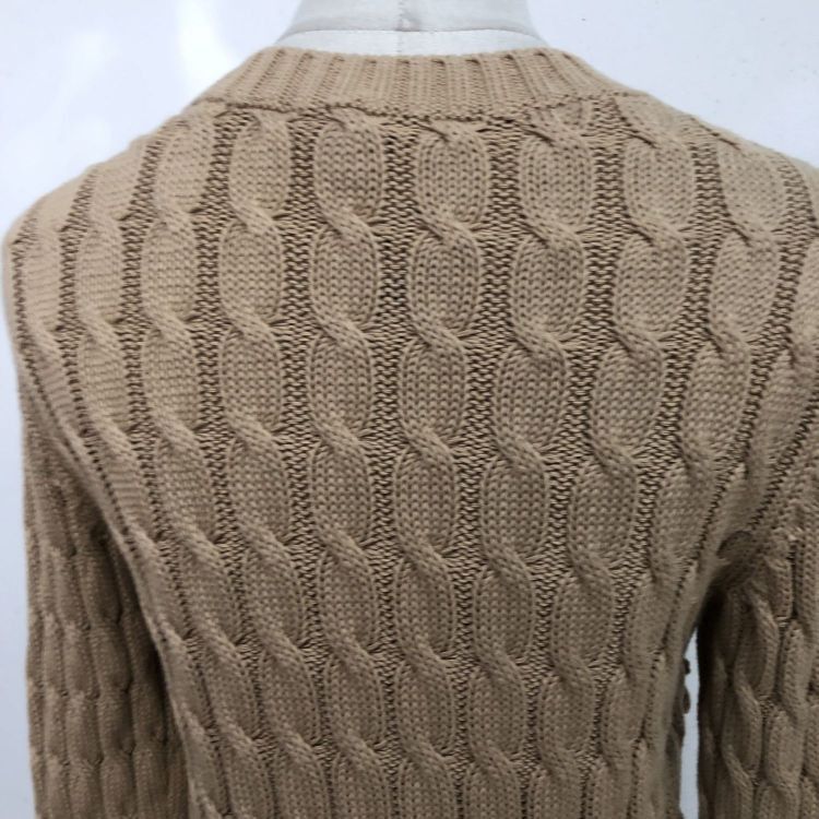 Prada Prada Beige Cable Knit Cardigan Size 36 Size XS / US 0-2 / IT 36-38 - 11 Thumbnail
