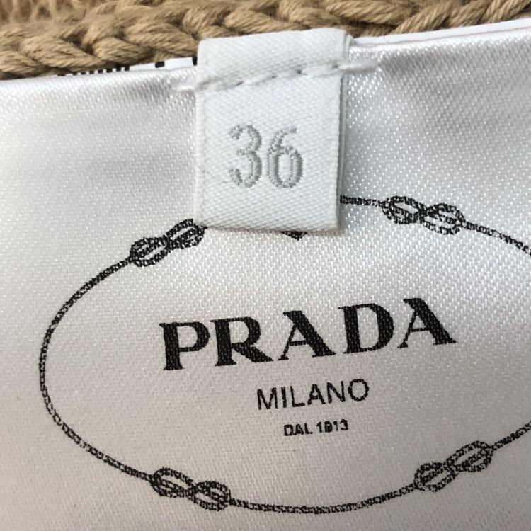 Prada Prada Beige Cable Knit Cardigan Size 36 Size XS / US 0-2 / IT 36-38 - 4 Thumbnail