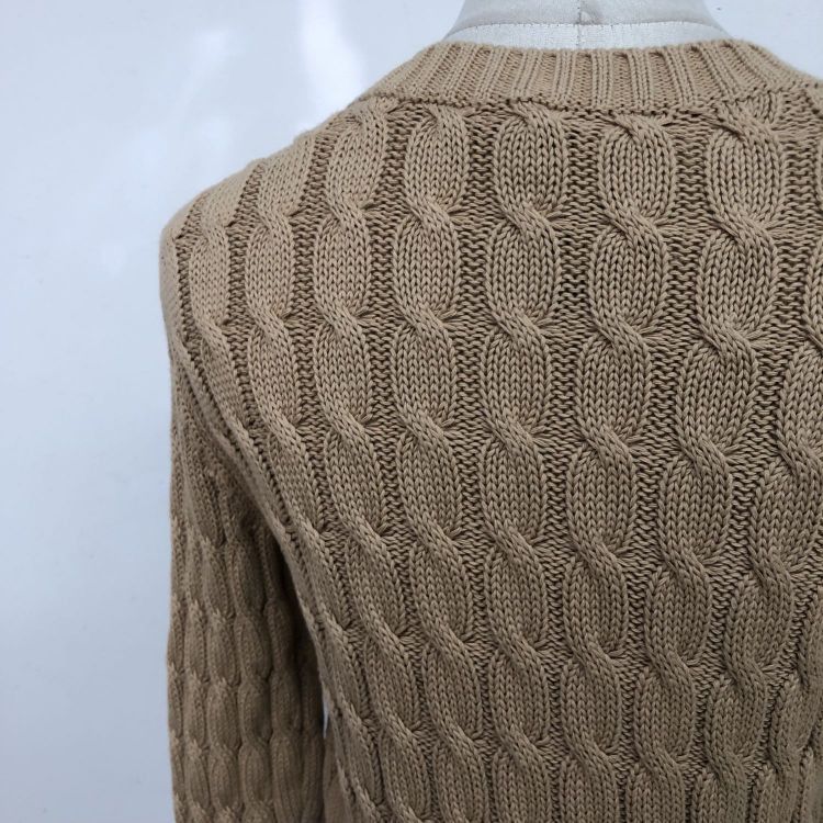 Prada Prada Beige Cable Knit Cardigan Size 36 Size XS / US 0-2 / IT 36-38 - 9 Thumbnail