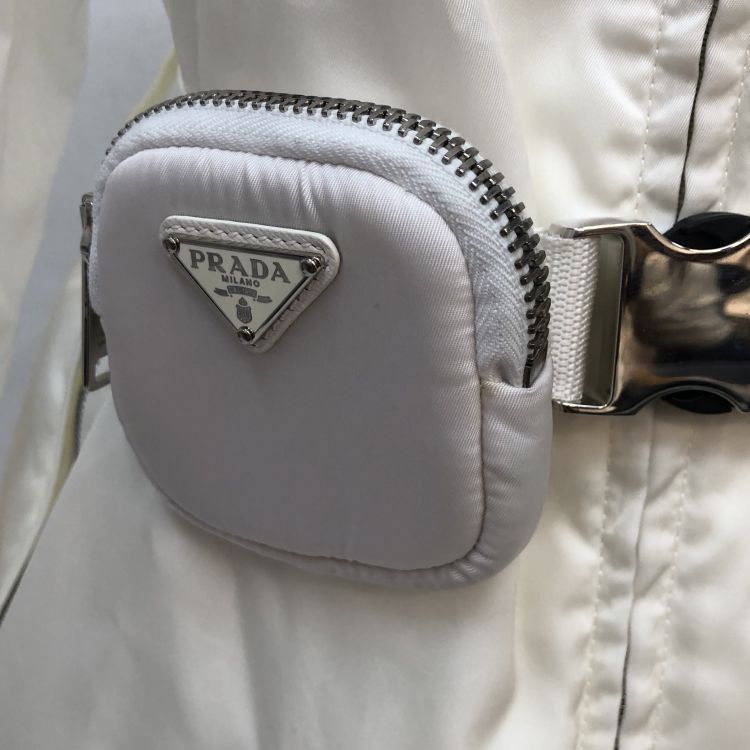 Prada Prada White Pouch Belt Jacket Size 40 Size S / US 4 / IT 40 - 7 Thumbnail