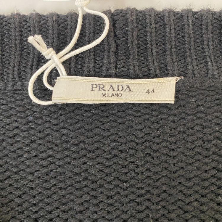 Prada Prada Ruffled Pocket Cardigan Size 44 Size M / US 6-8 / IT 42-44 - 3 Thumbnail