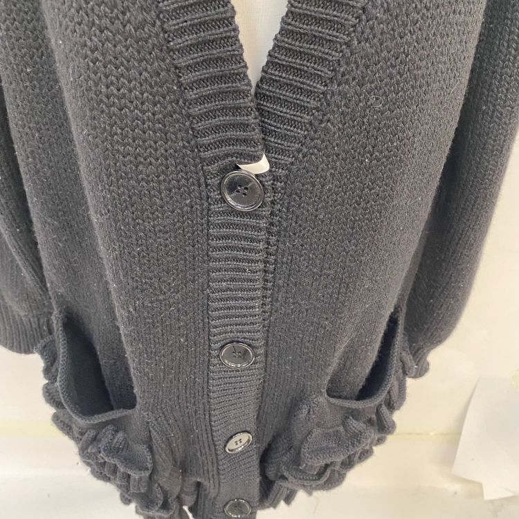 Prada Prada Ruffled Pocket Cardigan Size 44 Size M / US 6-8 / IT 42-44 - 5 Thumbnail