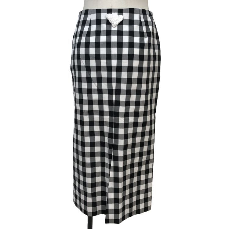 Prada Prada Gingham Midi Skirt Size 38 Size 26" / US 2 / IT 38 - 2 Thumbnail