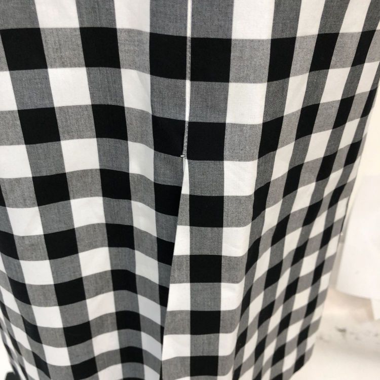 Prada Prada Gingham Midi Skirt Size 38 Size 26" / US 2 / IT 38 - 7 Thumbnail