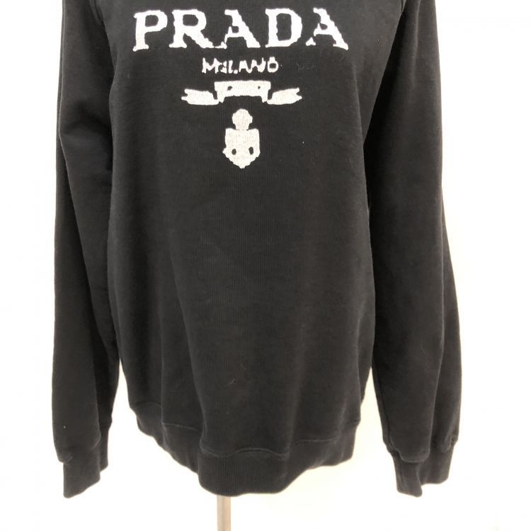 Prada Prada Logo Sweatshirt Black Size S Size US S / EU 44-46 / 1 - 10 Thumbnail