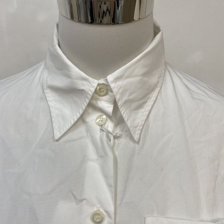 Prada Prada Embroidered Logo Button Up Shirt Size 40 Size S / US 4 / IT 40 - 8 Thumbnail