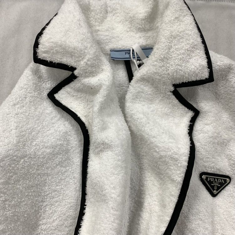 Prada Prada Terry Cloth Logo Robe Size S Size S / US 4 / IT 40 - 9 Thumbnail