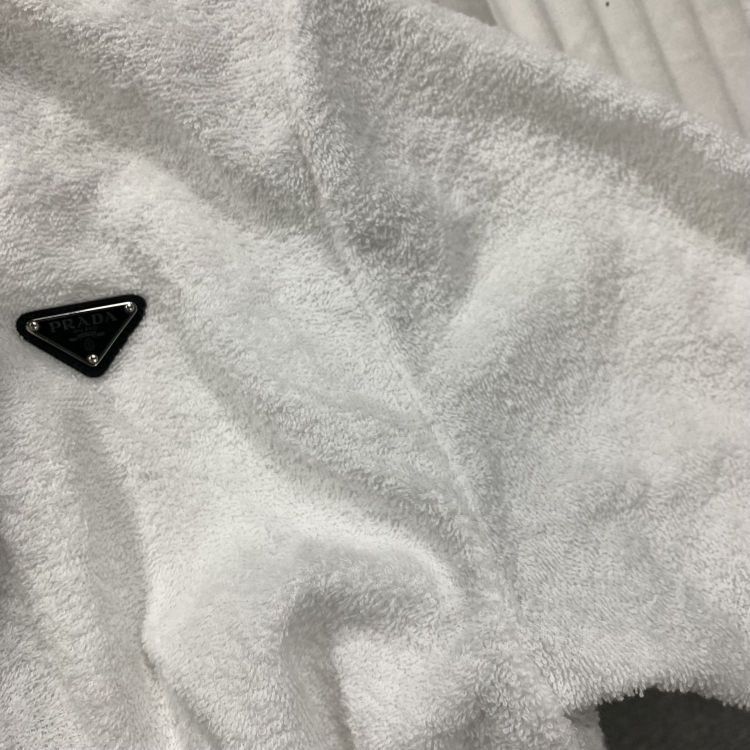Prada Prada Terry Cloth Logo Robe Size S Size S / US 4 / IT 40 - 10 Thumbnail
