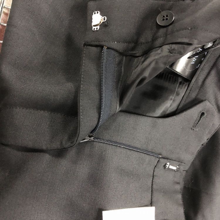 Prada Prada Black Mohair Wool Pants Size 38 Size 26" / US 2 / IT 38 - 6 Thumbnail