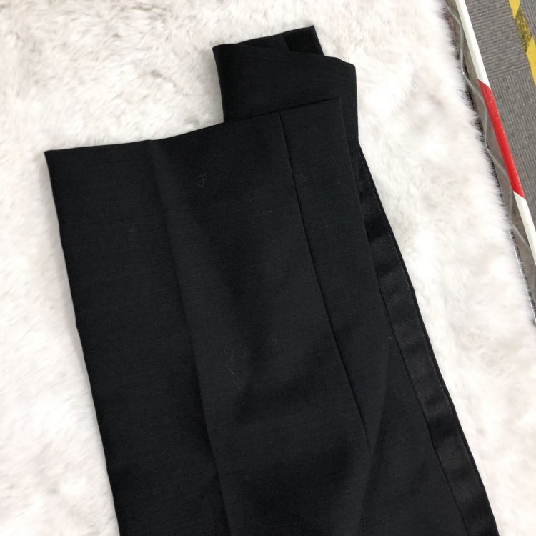 Prada Prada Black Mohair Wool Pants Size 38 Size 26" / US 2 / IT 38 - 9 Thumbnail