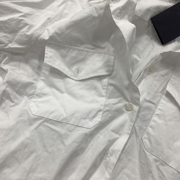Prada Prada White Button Up Shirt Size 36 Size XS / US 0-2 / IT 36-38 - 8 Thumbnail