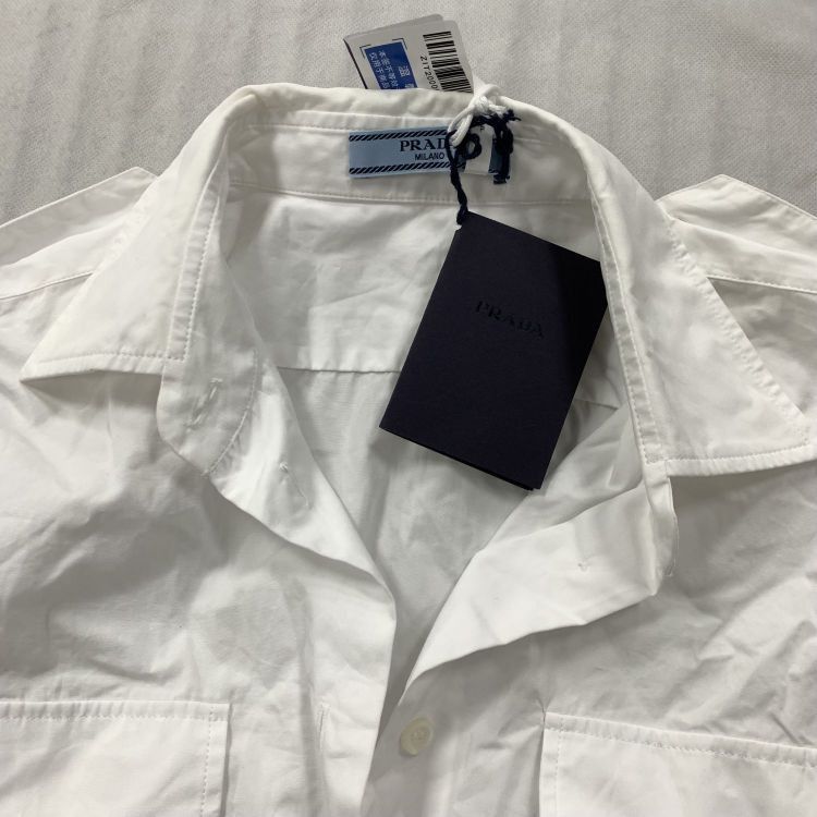 Prada Prada White Button Up Shirt Size 36 Size XS / US 0-2 / IT 36-38 - 11 Thumbnail