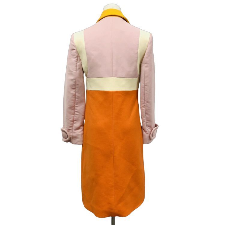 Prada Prada Colorblock Wool Coat Size 38 Size XS / US 0-2 / IT 36-38 - 2 Thumbnail