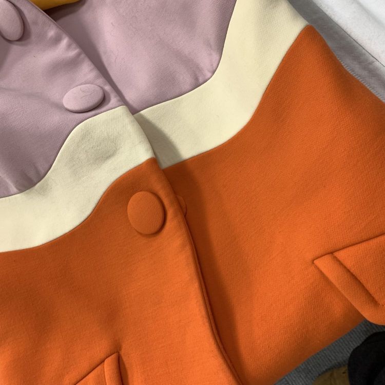 Prada Prada Colorblock Wool Coat Size 38 Size XS / US 0-2 / IT 36-38 - 9 Thumbnail