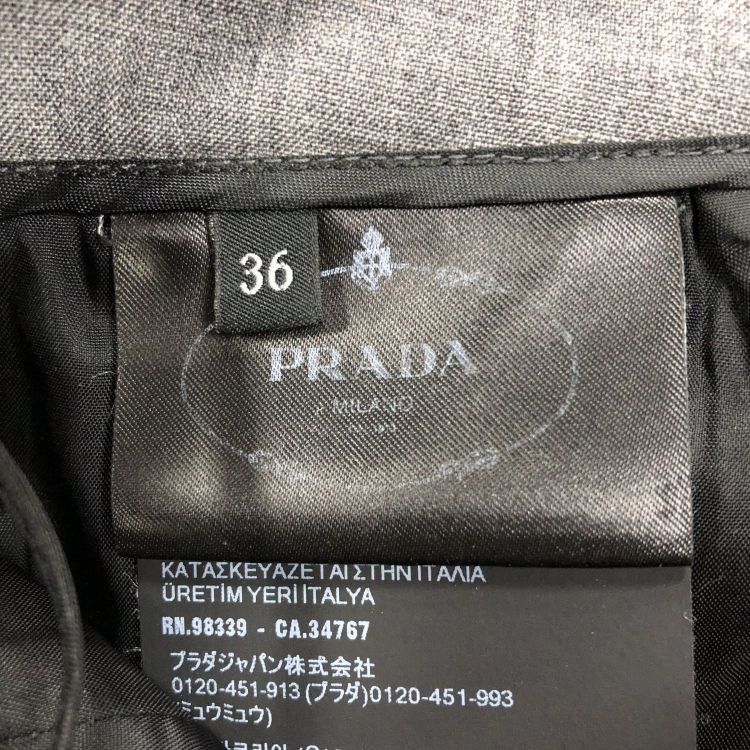 Prada Prada Virgin Wool Trousers Size 36 Size 25" / US 0 / IT 36 - 4 Thumbnail