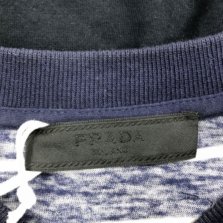 Prada Prada Pixel Rocket Striped Long Sleeve T-Shirt Size M Size US M / EU 48-50 / 2 - 3 Thumbnail
