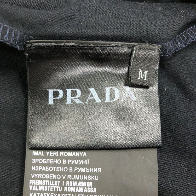 Prada Prada Pixel Rocket Striped Long Sleeve T-Shirt Size M Size US M / EU 48-50 / 2 - 4 Thumbnail