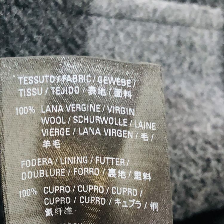 Balenciaga Balenciaga Checked Virgin Wool Coat Size 36 Size XS / US 0-2 / IT 36-38 - 4 Thumbnail