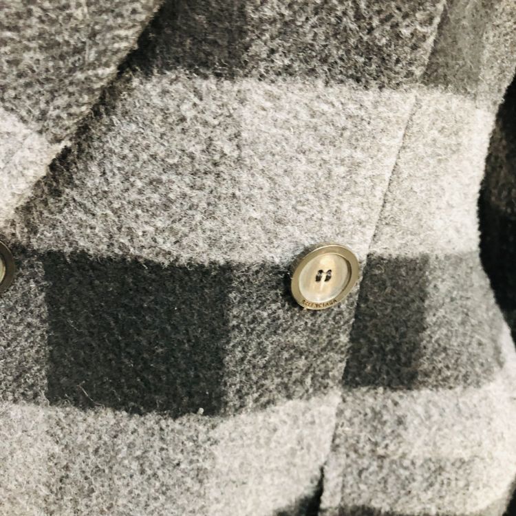 Balenciaga Balenciaga Checked Virgin Wool Coat Size 36 Size XS / US 0-2 / IT 36-38 - 6 Thumbnail