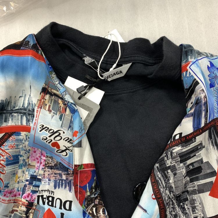 Balenciaga Balenciaga Postcard Print Midi Dress Size 2 Size S / US 4 / IT 40 - 7 Thumbnail