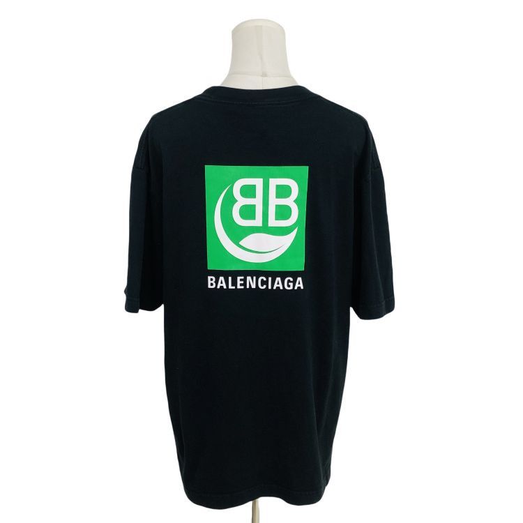Balenciaga Balenciaga BB Green Logo T-Shirt Size M Size US M / EU 48-50 / 2 - 2 Thumbnail