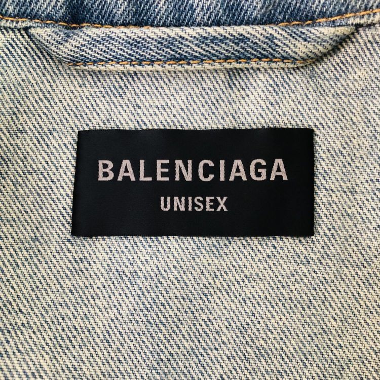 Balenciaga Balenciaga Distressed Denim Jacket Size 2 Size US M / EU 48-50 / 2 - 3 Thumbnail