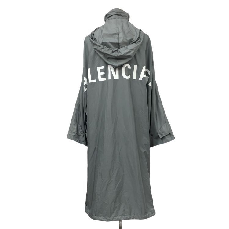 Balenciaga Balenciaga Logo Back Rain Coat Size 34 Size XXS / US 00 / IT 34 - 2 Thumbnail