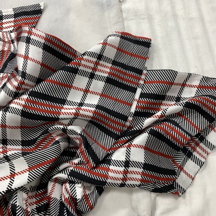 Balenciaga Balenciaga Plaid Silk Button Up Size 38 Size S / US 4 / IT 40 - 11 Thumbnail