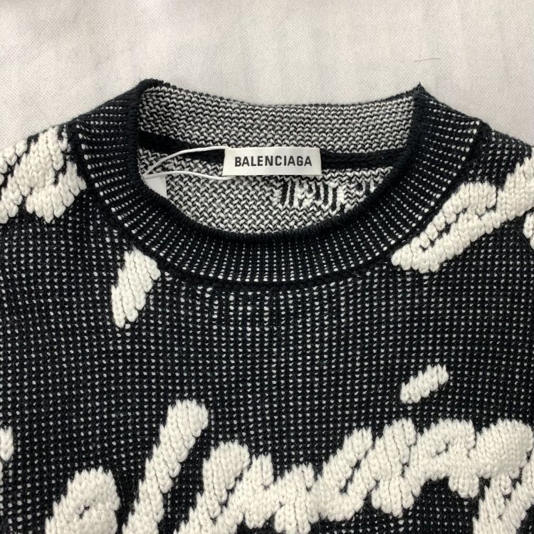 Balenciaga Balenciaga Logo Knit Sweater Size XS Size XS / US 0-2 / IT 36-38 - 8 Thumbnail