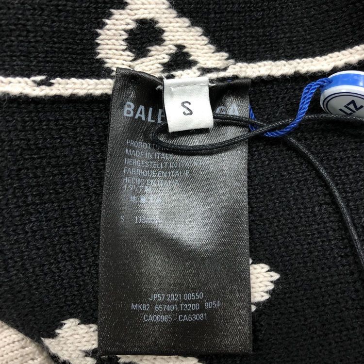 Balenciaga Balenciaga Allover Logo Sweater Size S Size US S / EU 44-46 / 1 - 4 Thumbnail