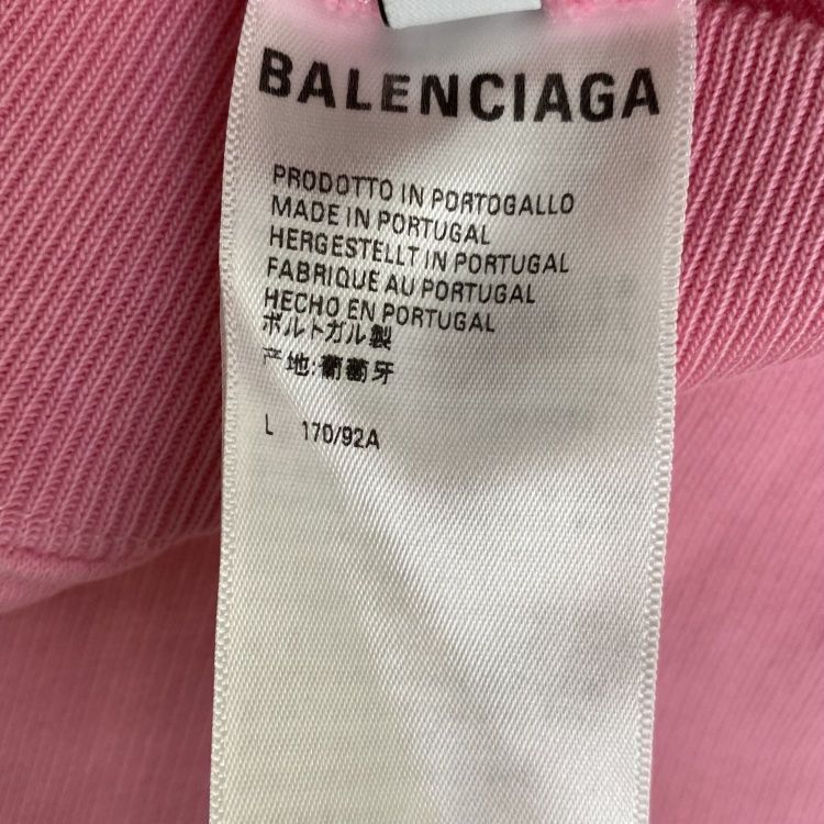 Balenciaga Balenciaga Pink BB Logo Hoodie Size L Size US L / EU 52-54 / 3 - 5 Thumbnail