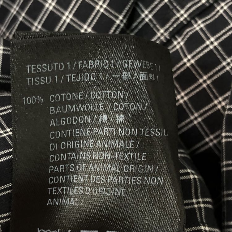 Balenciaga Balenciaga Monogram Check Shirt Size 38 Size US S / EU 44-46 / 1 - 5 Thumbnail