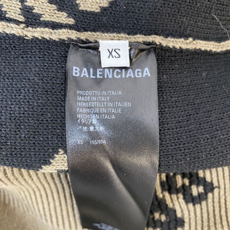 Balenciaga Balenciaga Logo Pattern Sweater Size XS Size US XS / EU 42 / 0 - 4 Thumbnail