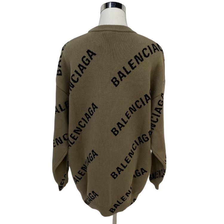 Balenciaga Balenciaga Logo Pattern Sweater Size XS Size US XS / EU 42 / 0 - 2 Thumbnail