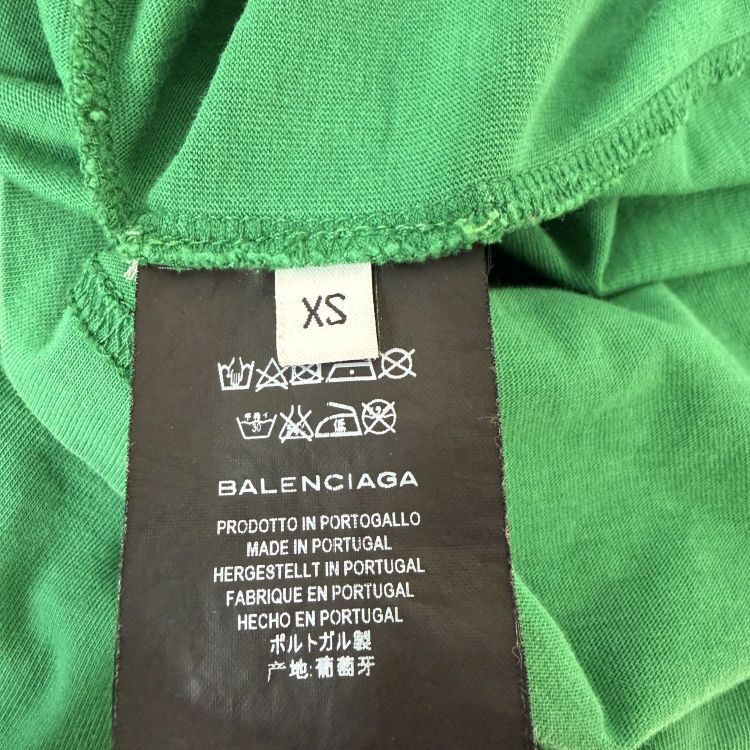 Balenciaga Balenciaga Green Hooded Long Sleeve Top Size XS Size XS / US 0-2 / IT 36-38 - 4 Thumbnail