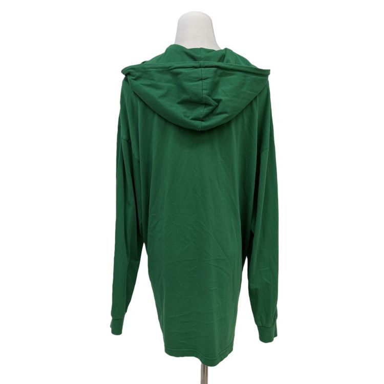 Balenciaga Balenciaga Green Hooded Long Sleeve Top Size XS Size XS / US 0-2 / IT 36-38 - 2 Thumbnail