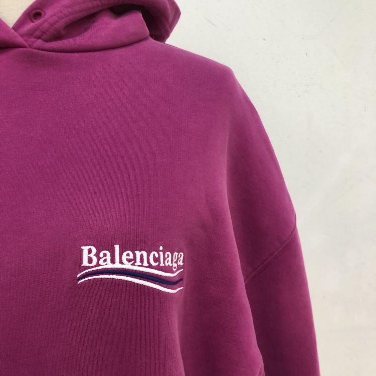 Balenciaga Balenciaga Wave Logo Hoodie Size XS Size US XS / EU 42 / 0 - 7 Thumbnail