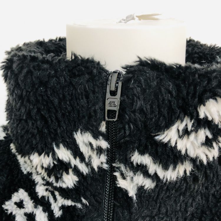 Balenciaga Balenciaga All-Over Logo Fleece Jacket Size 34 Size XS / US 0-2 / IT 36-38 - 7 Thumbnail