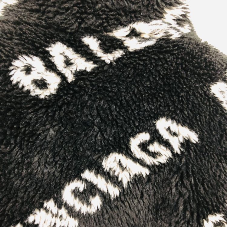 Balenciaga Balenciaga All-Over Logo Fleece Jacket Size 34 Size XS / US 0-2 / IT 36-38 - 5 Thumbnail