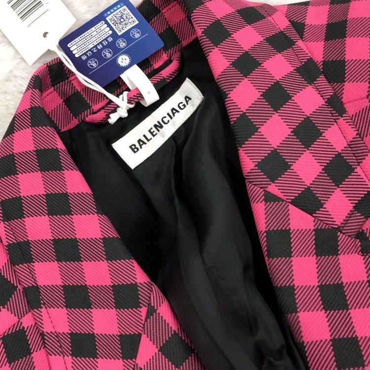 Balenciaga Balenciaga Checkered Blazer Size 36 Size XS / US 0-2 / IT 36-38 - 6 Thumbnail
