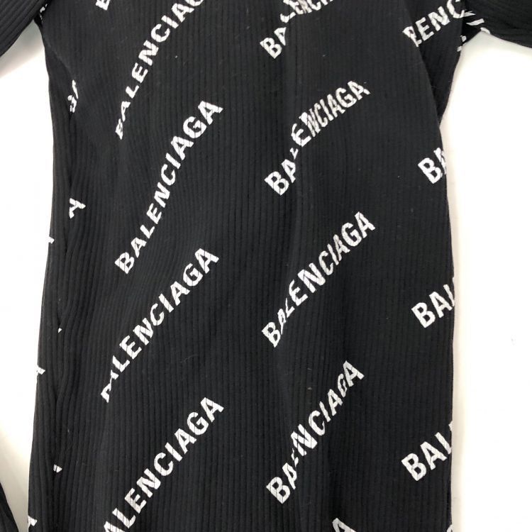 Balenciaga Balenciaga Logo Ribbed Long Sleeve Top Size M Size M / US 6-8 / IT 42-44 - 8 Thumbnail