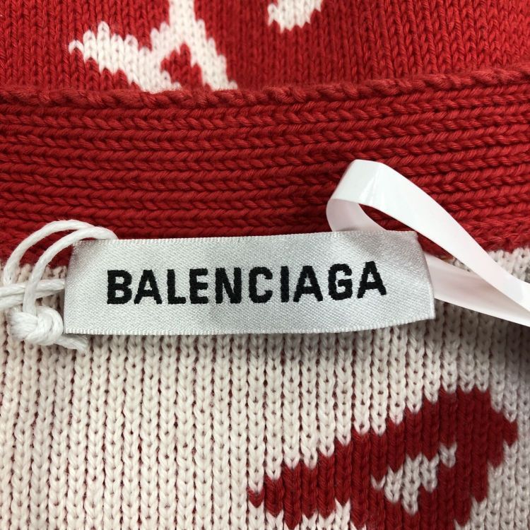 Balenciaga Balenciaga All-over Logo Cardigan Size XS Size XS / US 0-2 / IT 36-38 - 3 Thumbnail