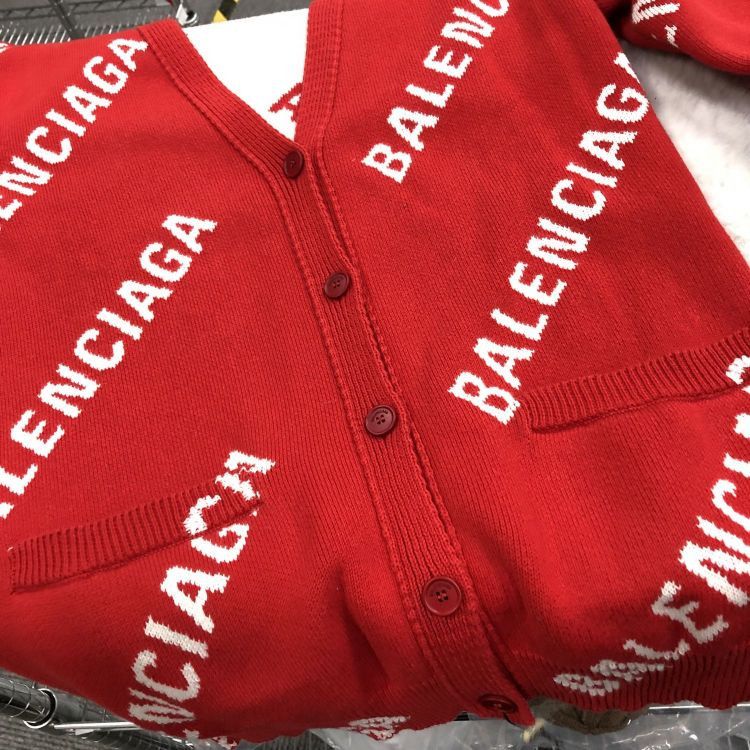 Balenciaga Balenciaga All-over Logo Cardigan Size XS Size XS / US 0-2 / IT 36-38 - 6 Thumbnail